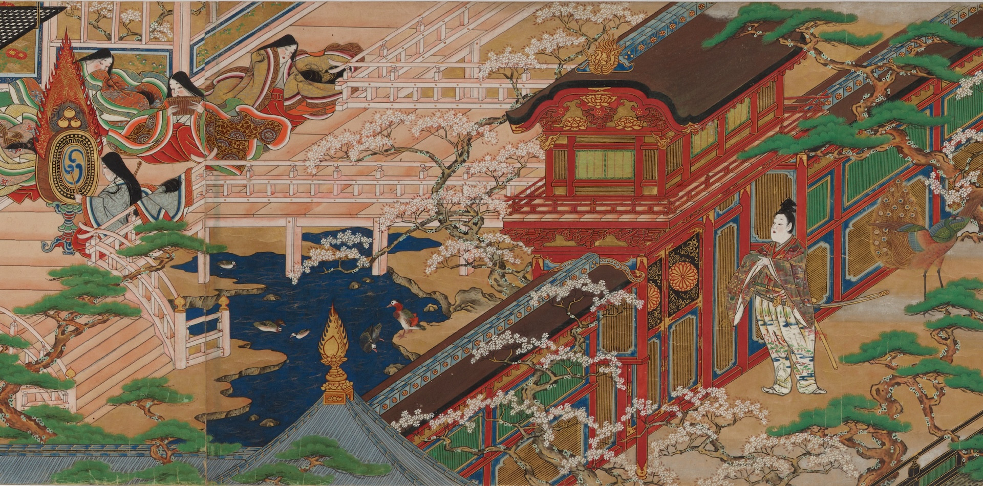 岩佐又兵衛《浄瑠璃物語絵巻》:日本絵巻艺术的华丽巅峰