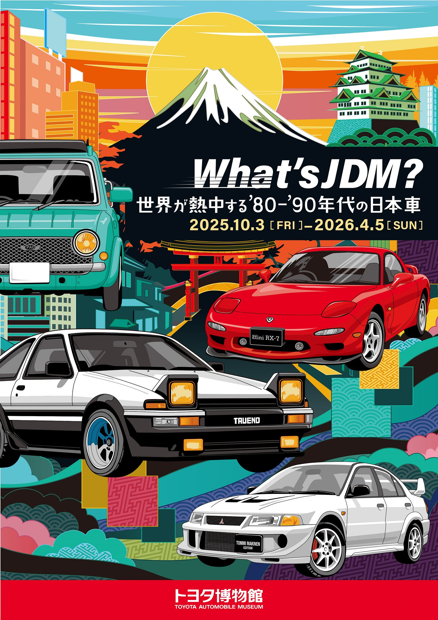JDM黄金年代日本车展《What’s JDM? -世界が熱中する'80-'90年代の日本車-》:重温80-90年代日本车的独特魅力