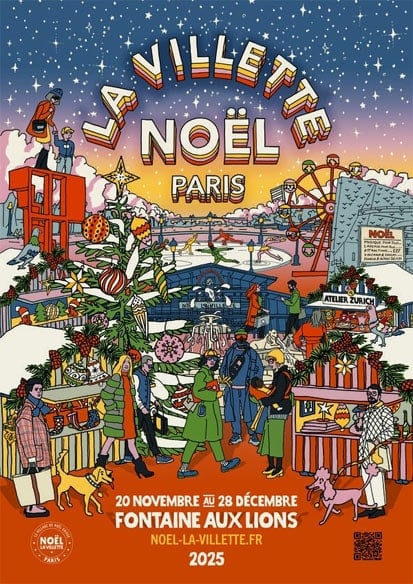 瑞士风情圣诞村落 Noël La Villette：巴黎冬夜的童话盛宴