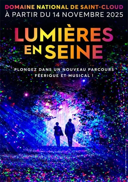 光影艺术节合集《Lumières en Seine》：冬夜魔法点亮圣克卢公园