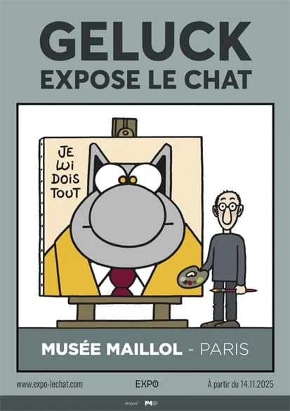 Philippe Geluck《Geluck expose Le Chat》：40年幽默与艺术的猫咪世界