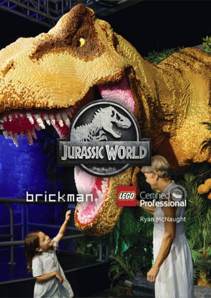 Jurassic World par Brickman《侏罗纪世界积木展》:600万块LEGO®打造沉浸式恐龙冒险